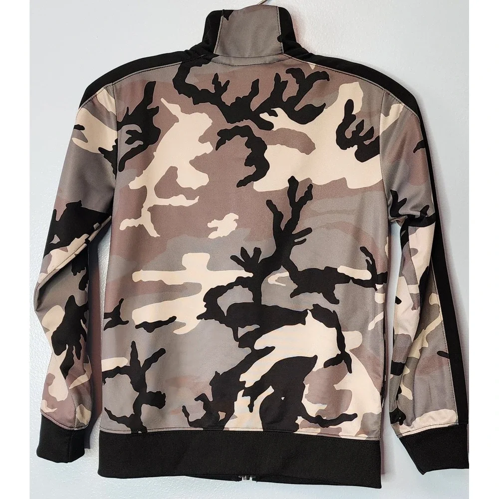 Jordan Nike Air Tracksuit Boys 5-6Y Camo Black Full Zip Jacket Joggers Set